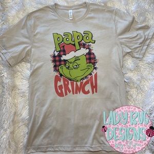 Papa grinch Christmas shirt